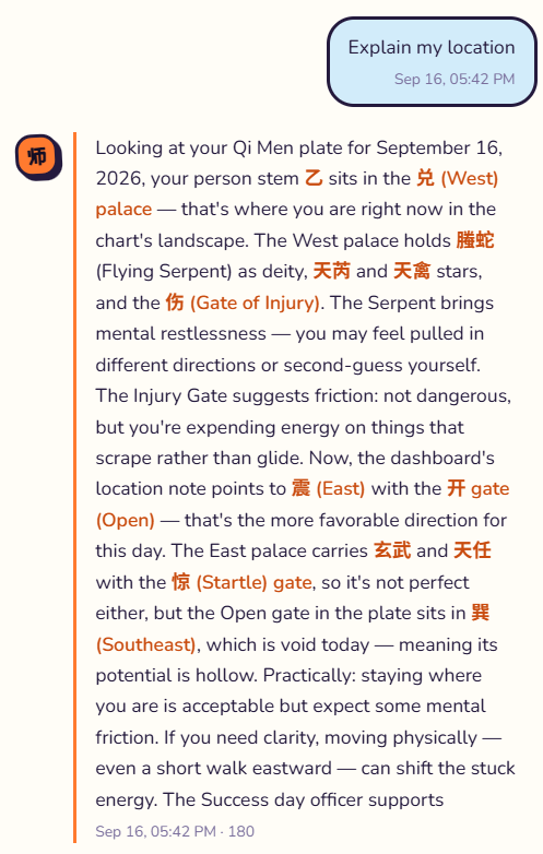Sample Sifu chat 1